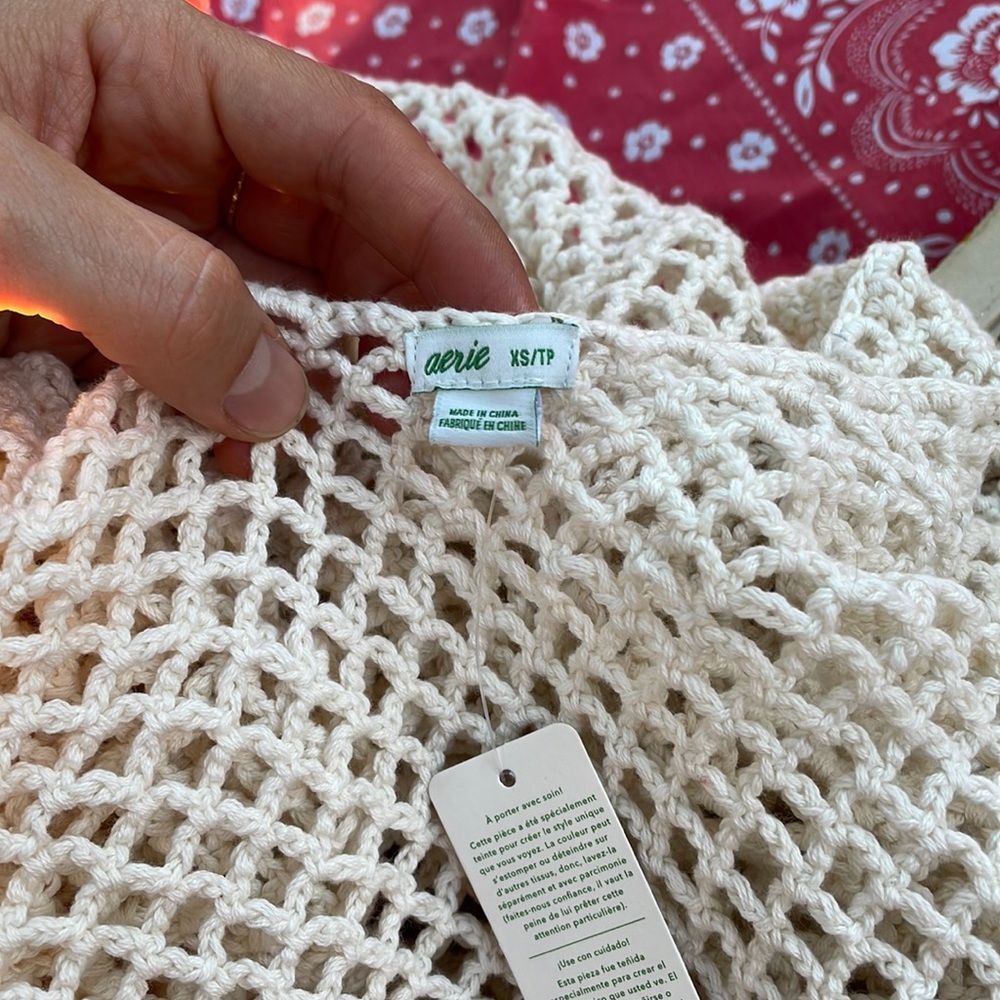 Aerie Crochet Coverup